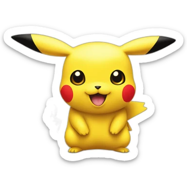 Pikachu on H2R sticker