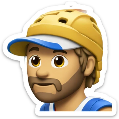 Jugador pádel sticker