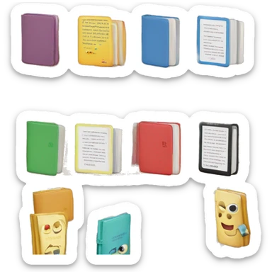 kindle with color book covers sticker