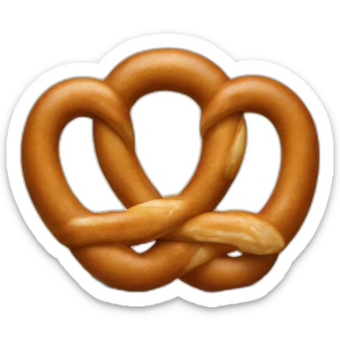 meditation pretzel legged sticker