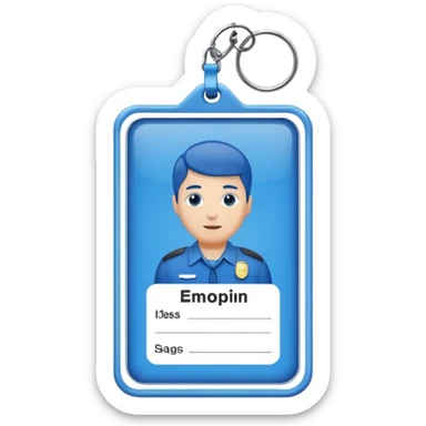 Security badge/card  sticker
