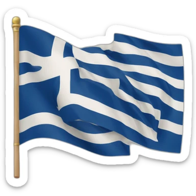 grecce flag sticker