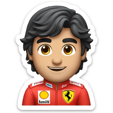 Carlos sainz jr ferrari sticker