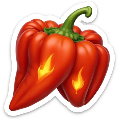 roasted red pepper sticker