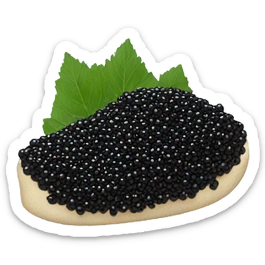 Black caviar  sticker