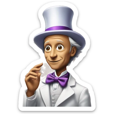 Willy Wonka meets Tokyo Nightlife, Picasso Painting meets SpaceX Launch sticker