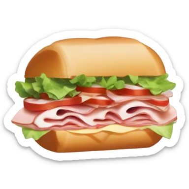 Jersey mikes sandwich  sticker
