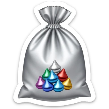 Bag of Hershey’s kisses sticker
