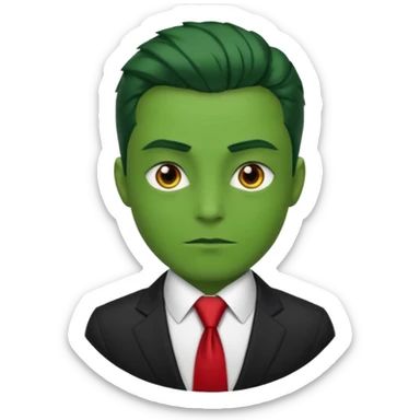 À mix between ataturk and Shrek : atashrek sticker