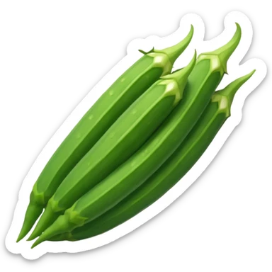 okra sticker