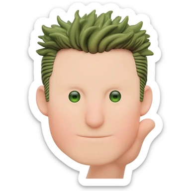 FAÇA UM EMOJI DA GRANaDA COM A MÃOZINHA Da banda  GREeN DAY sticker