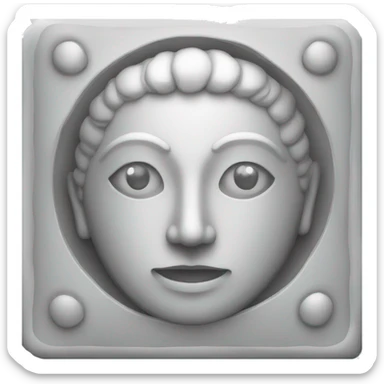 Jain cast symbol sticker