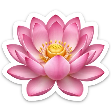 Lotus sticker