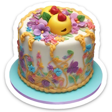 Cake sticker