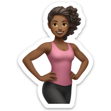 Pilates princess sticker