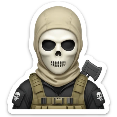 Call of duty deki ghost sticker