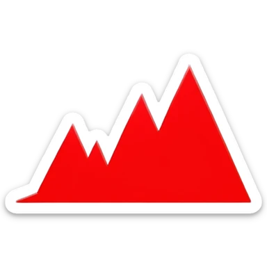 the economy line, falling down sticker