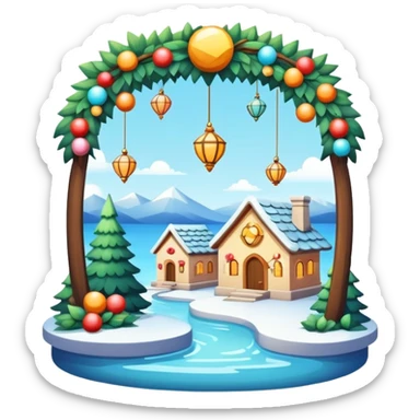 aesthetic-scenery-Decorations sticker
