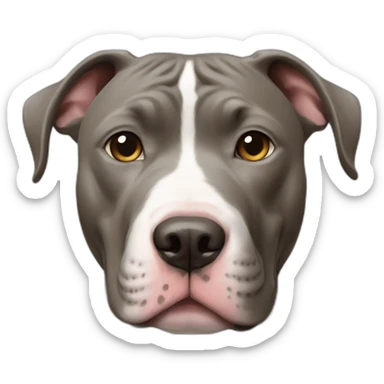 blue nose pitbull sticker