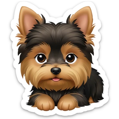 Tiny Yorkie sticker