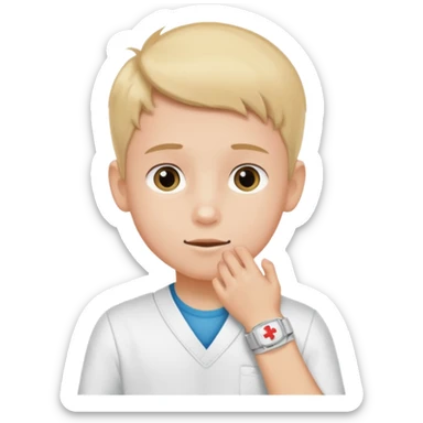 Boy allergic to soy  sticker