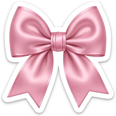 Baby Pink bow  sticker