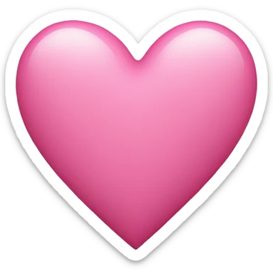 pink heart sticker