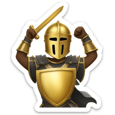 Golden Knight victory sticker
