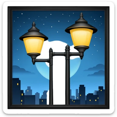streetlights, US sticker