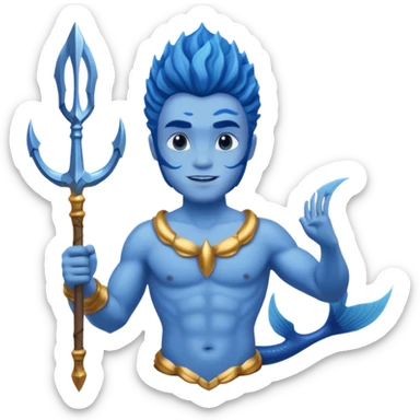 Merman sticker