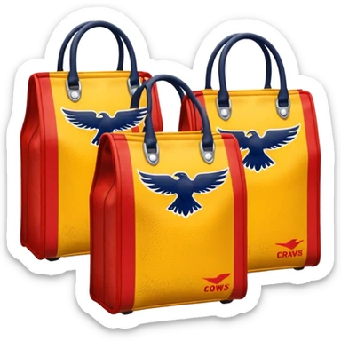 Adelaide crows afl team burn kits sticker