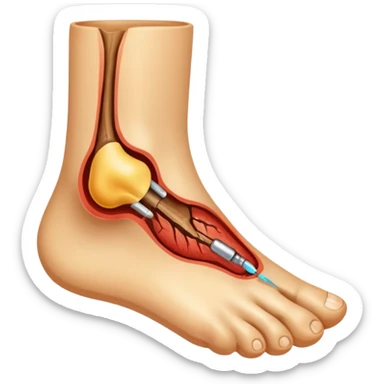 diabetic foot sticker