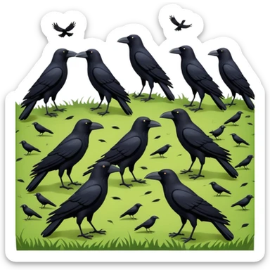 Crows afl lost game sticker