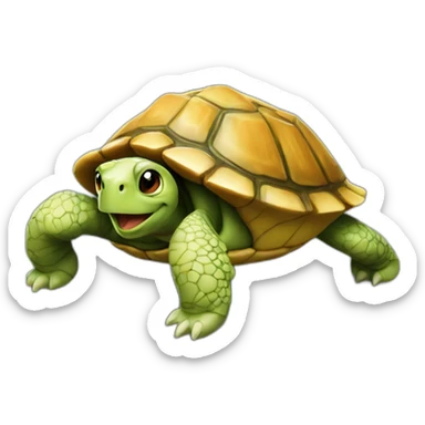 Loot de sur une tortue sticker