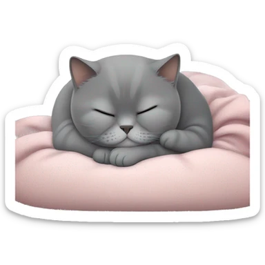 british shorthair sleeping sticker