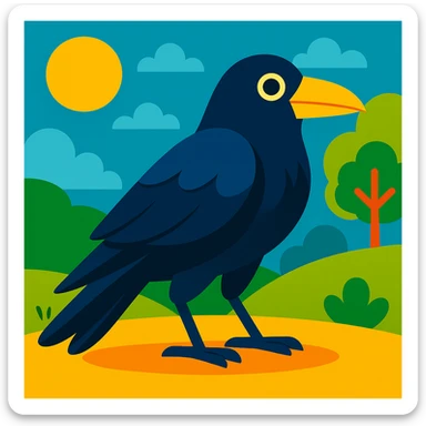 Raven sticker