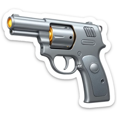 Gun with light sticker