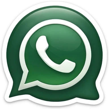 WhatsApp logo sticker