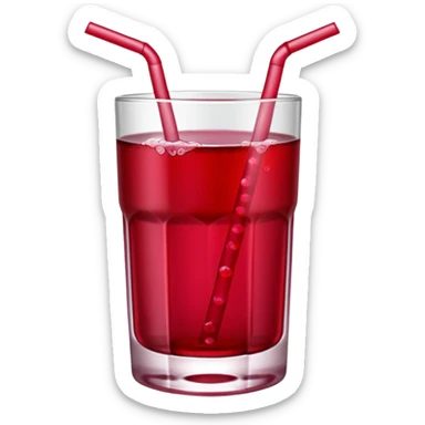 cranberry juice sticker