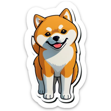Shiba inu sticker