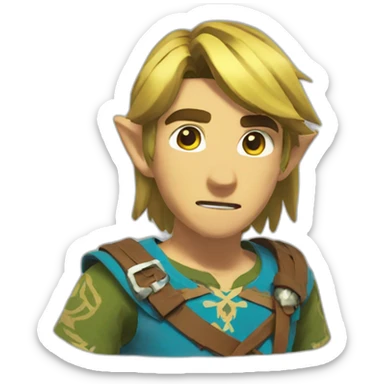 link breath of the wild sticker