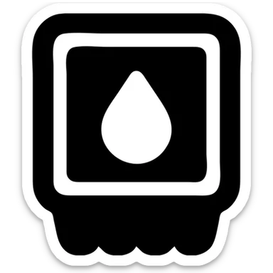 A sauce in a fast food packaging sticker