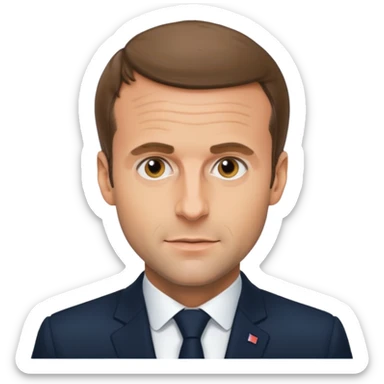 Macron sticker