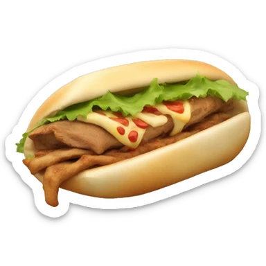 tavuk döner  sticker