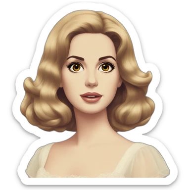 Lana del rey vintage sticker