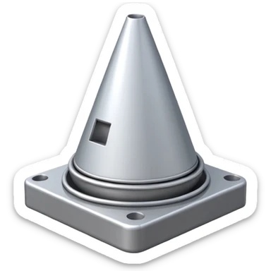 Cone pontoon sticker
