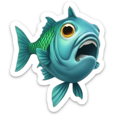 fish-explode sticker
