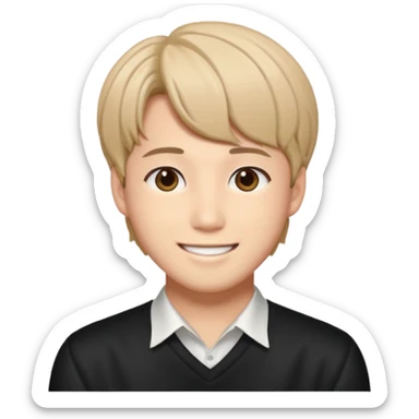 idol V, BTS group sticker