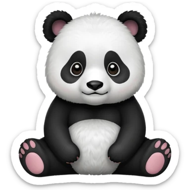 Panda ea sticker