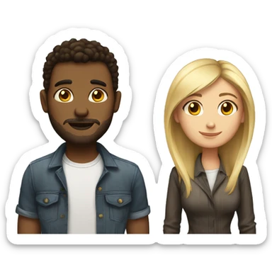 Short boyfriend and tall girlfriend  sticker